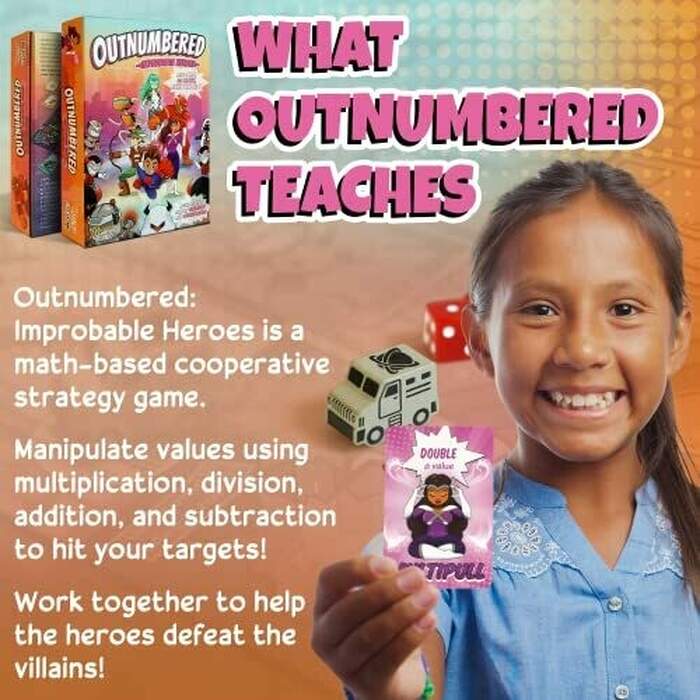 Outnumbered: Improbable Heroes | A Cooperative Superhero Math Game!