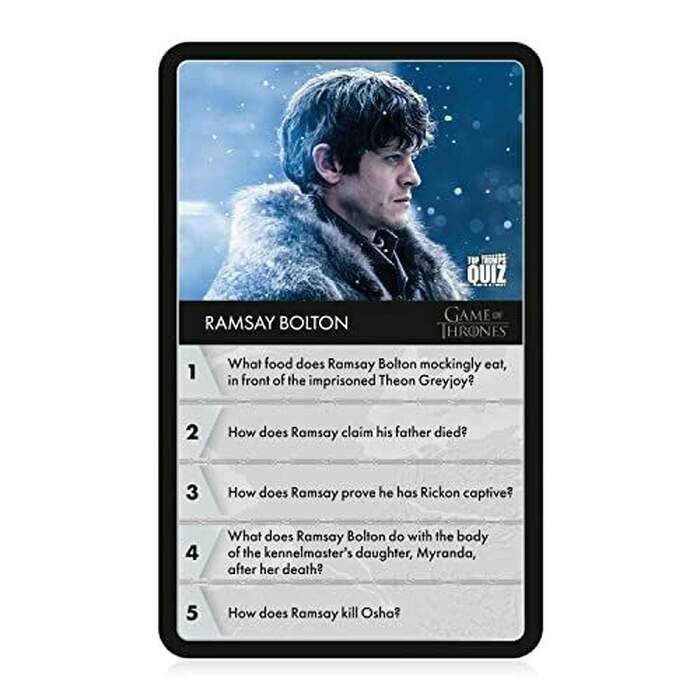 Top Trumps Game of Thrones: Quiz Trivia Game