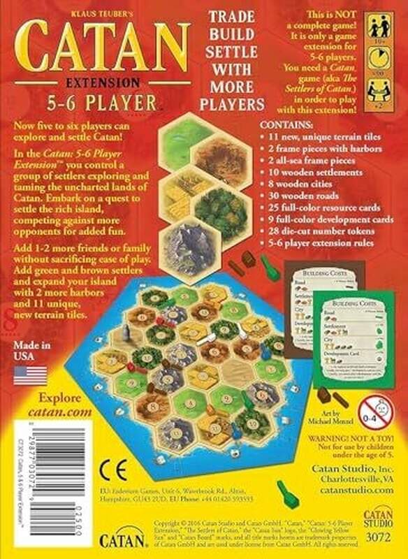 Catan 5-6 Player Extension