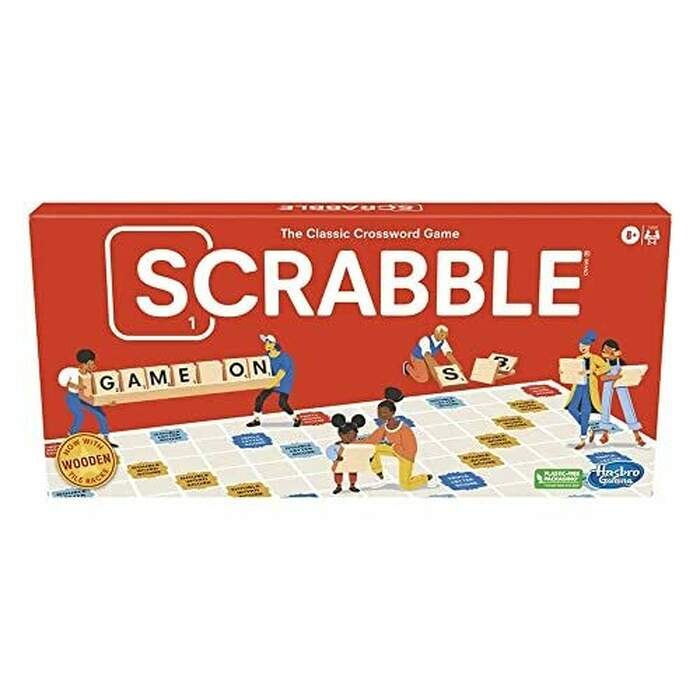 Scrabble Board Game, Classic Word Game for Kids Ages 8 and Up