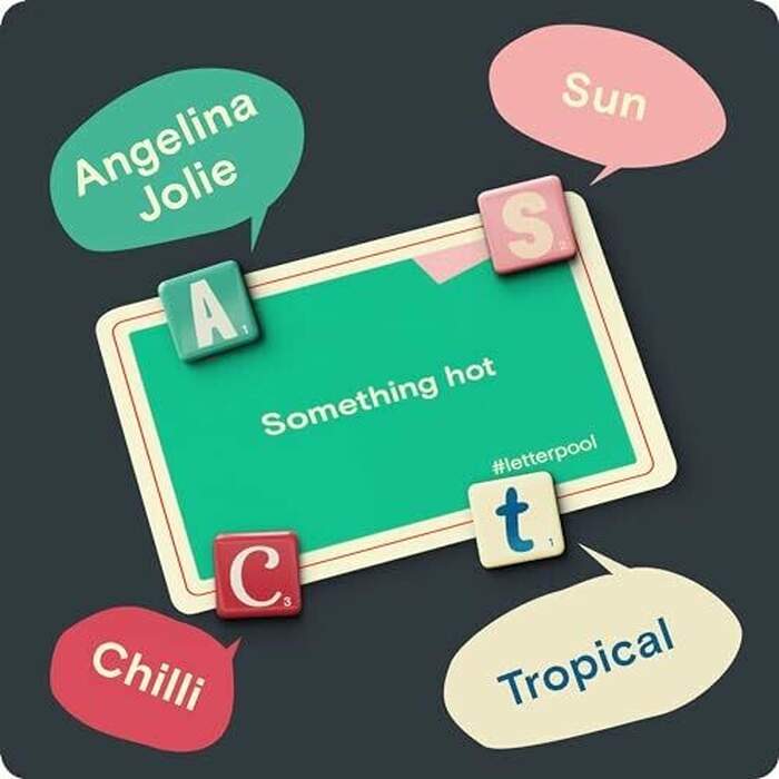 Letterpool: Fast Thinking Fun Party Word Game for Adults & Teens