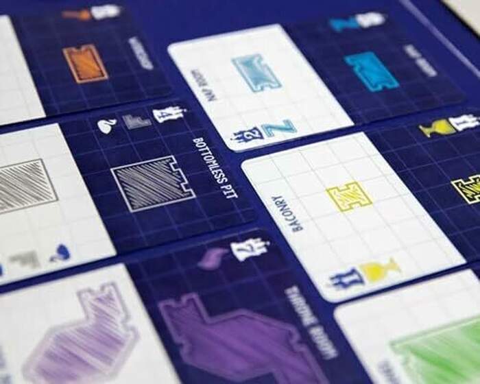 Blueprints of Mad King Ludwig - A Flip & Sketch Strategy Board Game