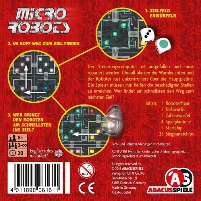 Micro Robots Board Game