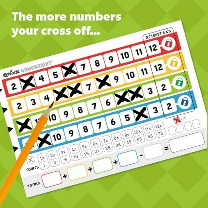 Qwixx Dice Game