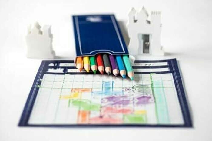 Blueprints of Mad King Ludwig - A Flip & Sketch Strategy Board Game