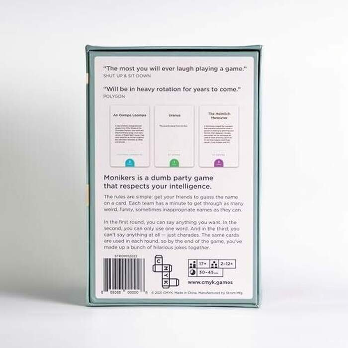 Monikers | The Perfect Party Game 4-16 Players