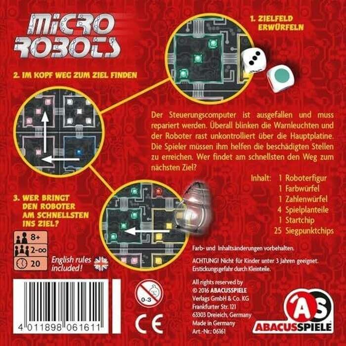 Micro Robots Board Game