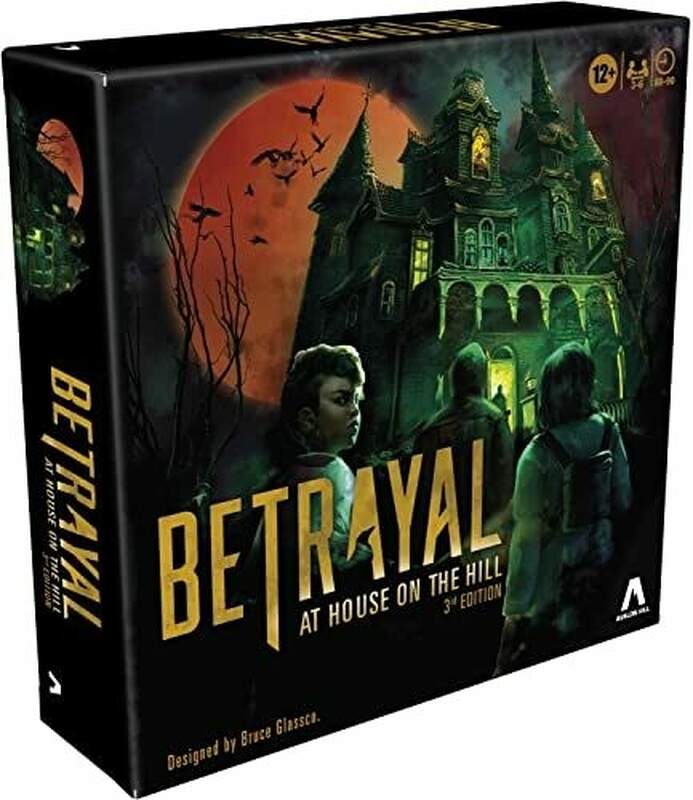 Betrayal at The House on The Hill 3rd Edition Cooperative Board Game, Ages 12 and Up, 3-6 Players