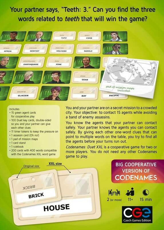 Codenames Duet XXL