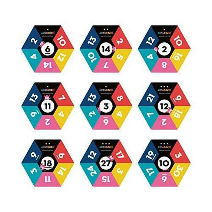 Adsumudi - the Monstrously Fun, Smart Game for Kids to Master Multiplication, Division, Addition and Subtraction