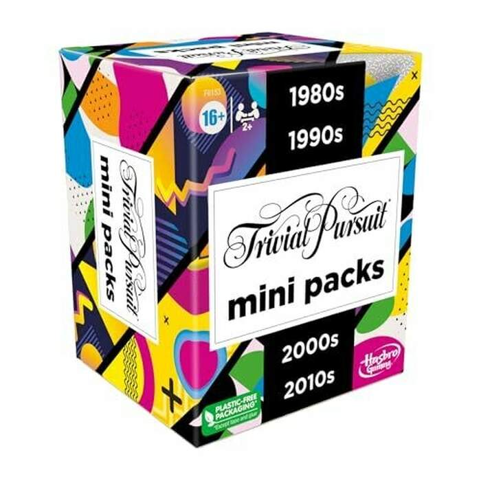 Trivial Pursuit Mini Packs Multipack - Includes 4 Games with 4 Decades
