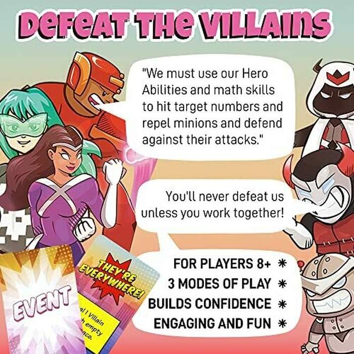 Outnumbered: Improbable Heroes | A Cooperative Superhero Math Game!
