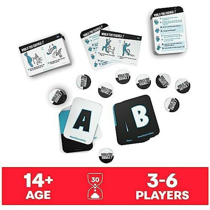 Would You Rather? the Game | 3-6 Player Card Game