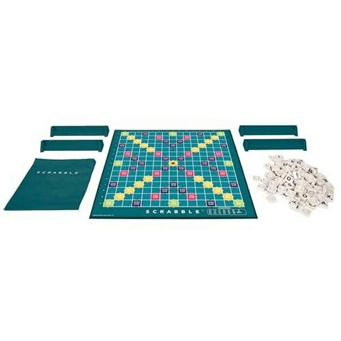 Scrabble Crossword Board Game, for 2 to 4 Players, Ages 10 Years & Older
