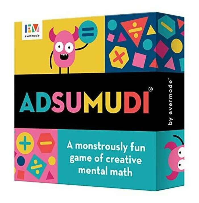 Adsumudi - the Monstrously Fun, Smart Game for Kids to Master Multiplication, Division, Addition and Subtraction