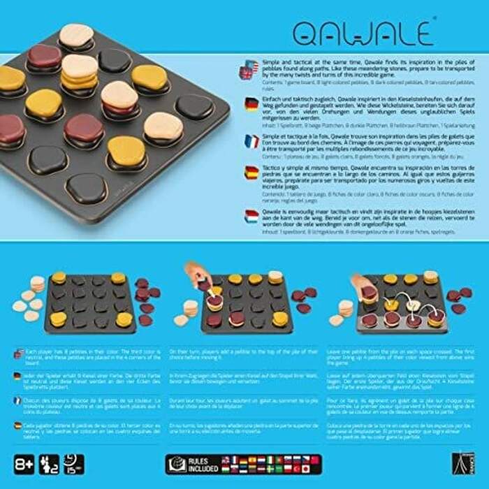 Qawale | Ages 8+ | 2 Players | 15 Minutes