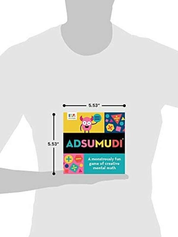 Adsumudi - the Monstrously Fun, Smart Game for Kids to Master Multiplication, Division, Addition and Subtraction