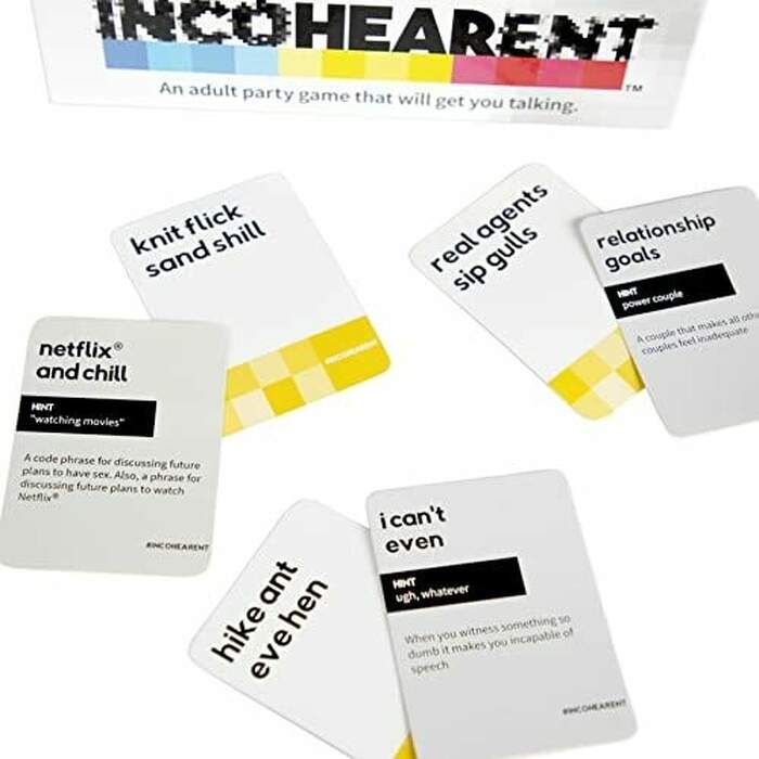WHAT DO YOU MEME? Incohearent - The Party Game Where You Compete to Guess The Gibberish