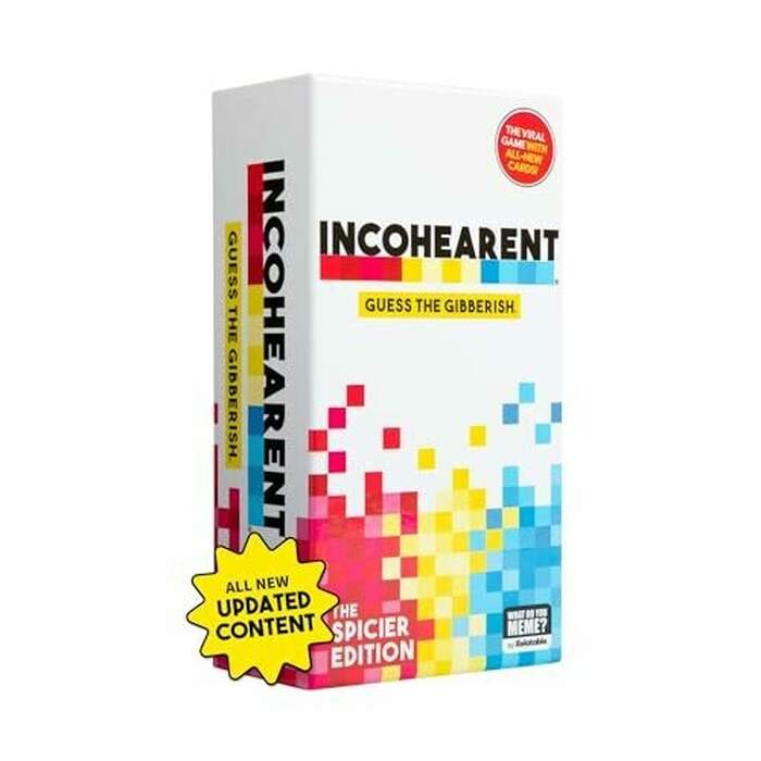 WHAT DO YOU MEME? Incohearent - The Party Game Where You Compete to Guess The Gibberish