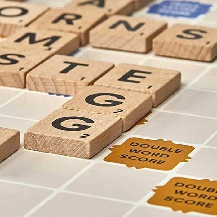 Scrabble Board Game, Classic Word Game for Kids Ages 8 and Up