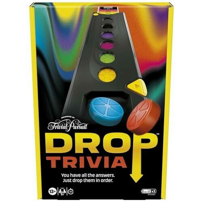 Drop Trivia Game | Electronic Party Game with Voice and Sounds