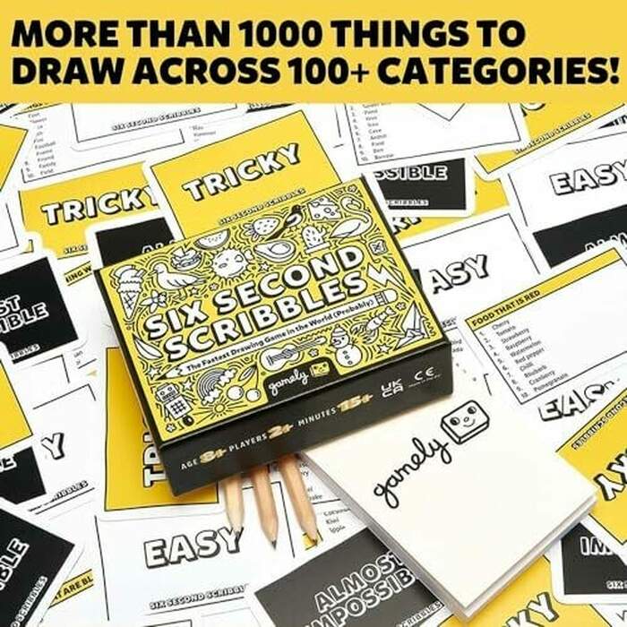 Six Second Scribbles Card Game