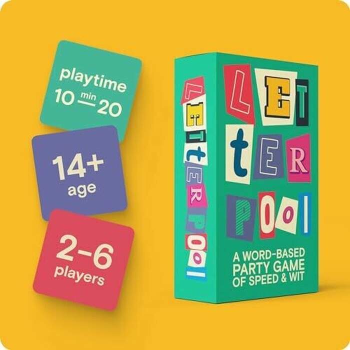 Letterpool: Fast Thinking Fun Party Word Game for Adults & Teens