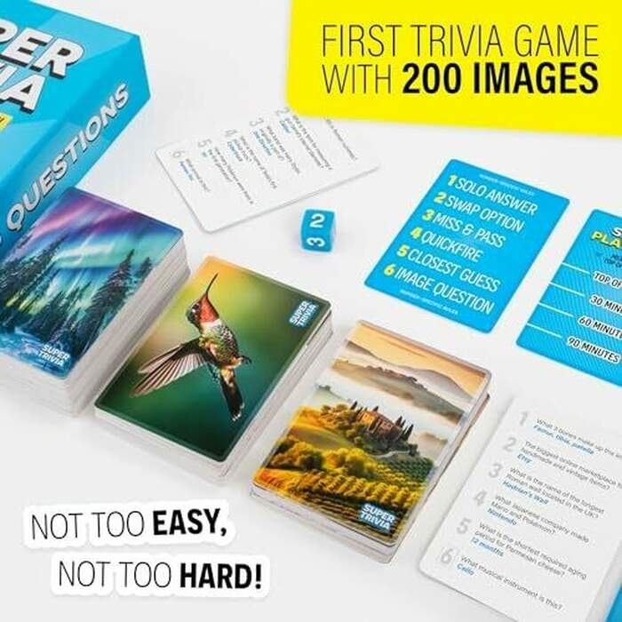 Super Trivia - Games for Adults with 1200 Questions
