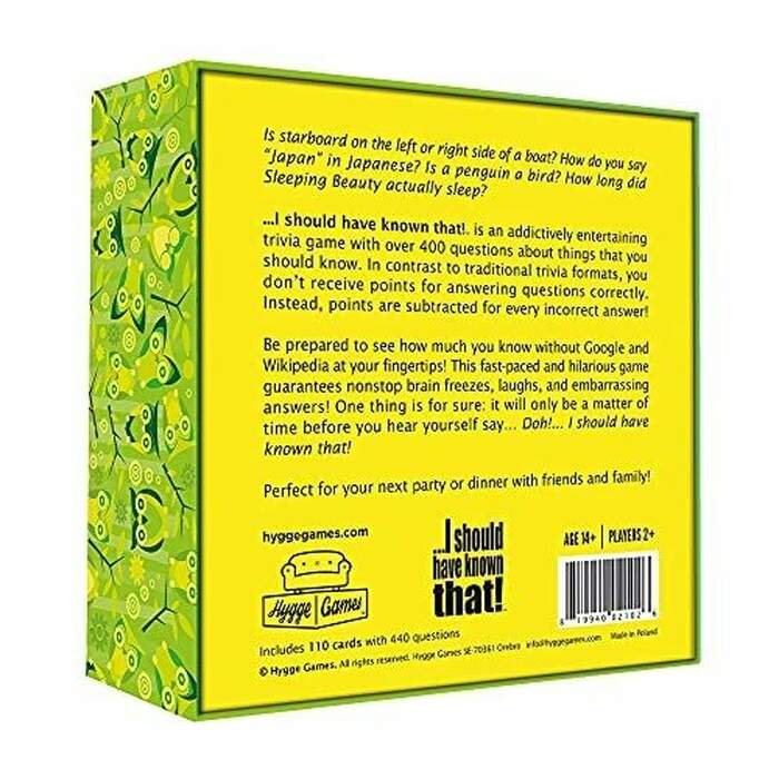 i Should Have Known That! Trivia Game