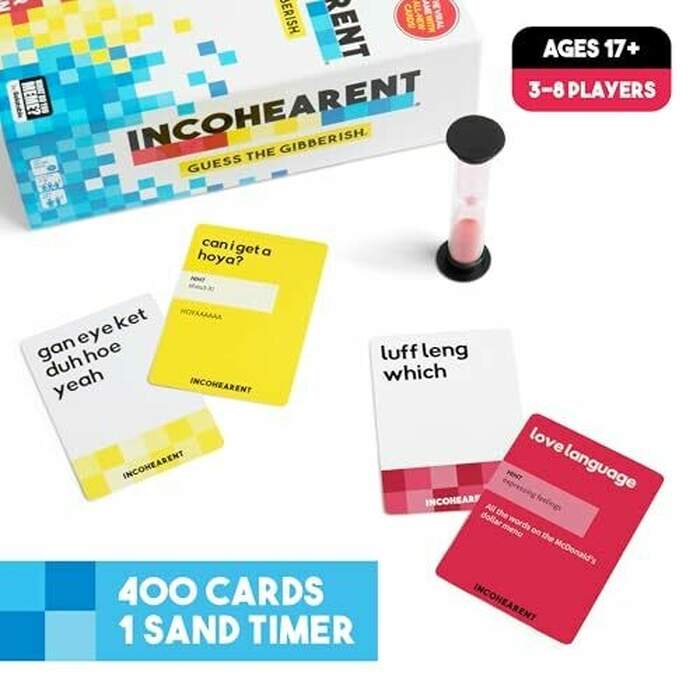 WHAT DO YOU MEME? Incohearent - The Party Game Where You Compete to Guess The Gibberish
