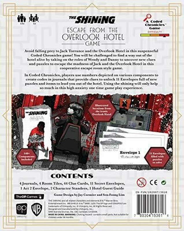 The Shining: Escape From the Overlook Hotel - A Coded Chronicles Game, Cooperative Puzzle Adventure