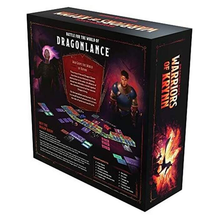 D&D Dragonlance: Warriors of Krynn - Cooperative Strategy Board Game for 2-5 Players