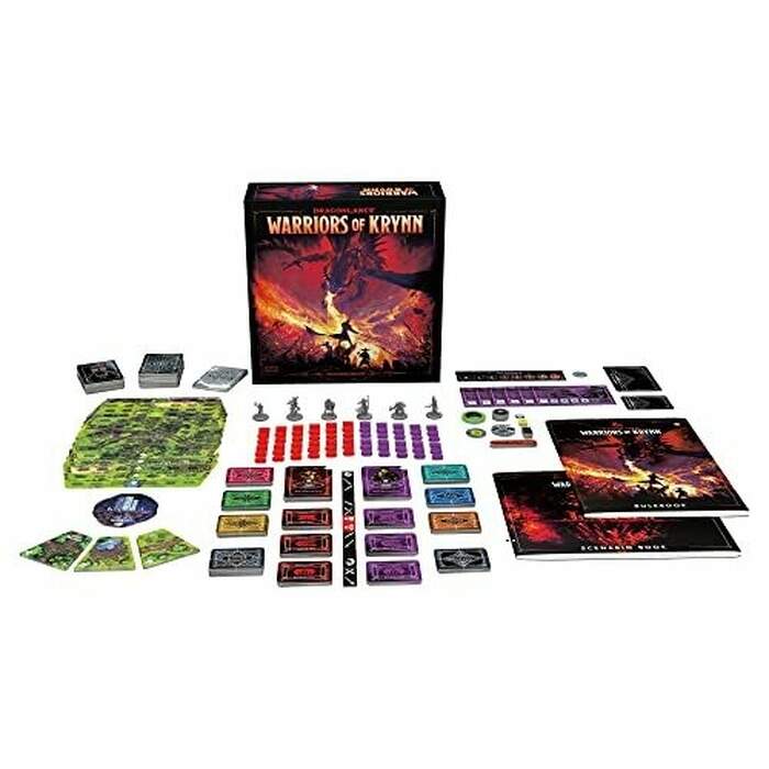 D&D Dragonlance: Warriors of Krynn - Cooperative Strategy Board Game for 2-5 Players