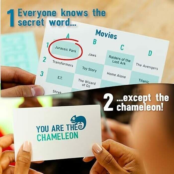 The Chameleon, Award-winning Board Game for Families & Friends