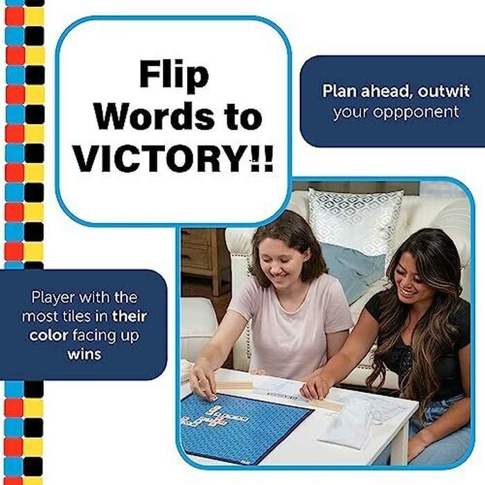 Flip Words - Fun Exciting New Twist on Classic Word Board Games