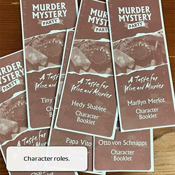 Murder Mystery Party Games - A Taste for Wine and Murder
