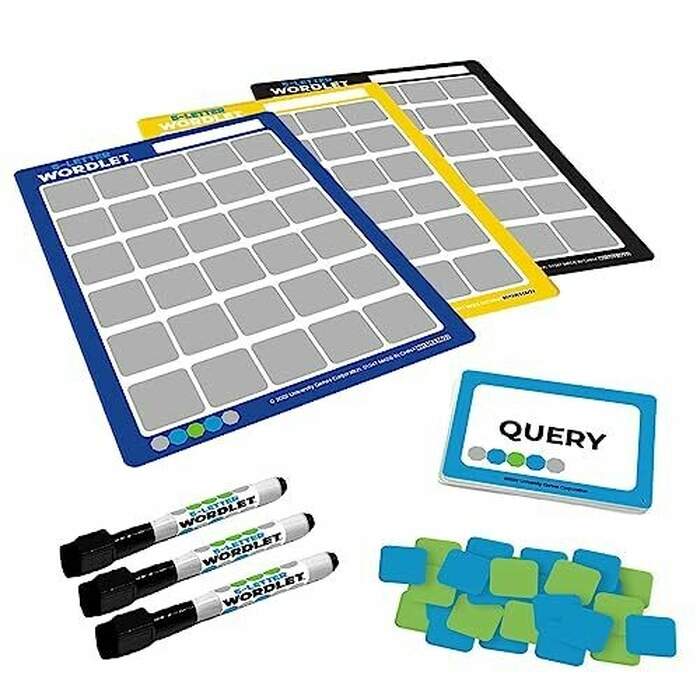5-Letter Wordlet - A Confounding Word Strategy Board Game