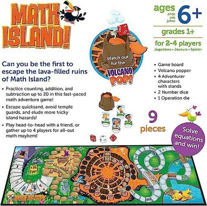Math Island - Addition & Subtraction Game