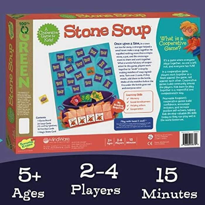 Stone Soup Cooperative Matching Board Game