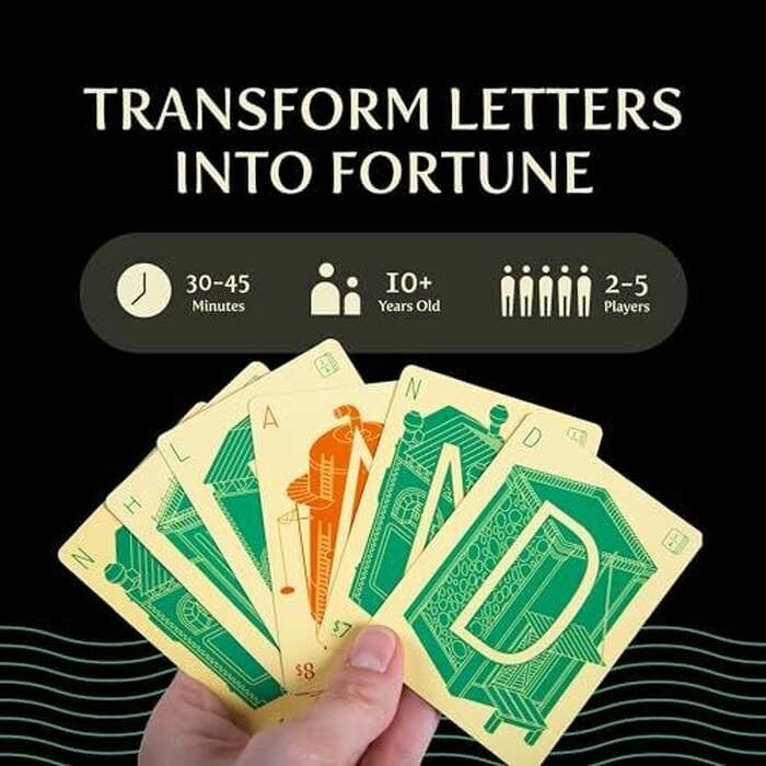 Letter Tycoon | Family Game | 2-5 Players