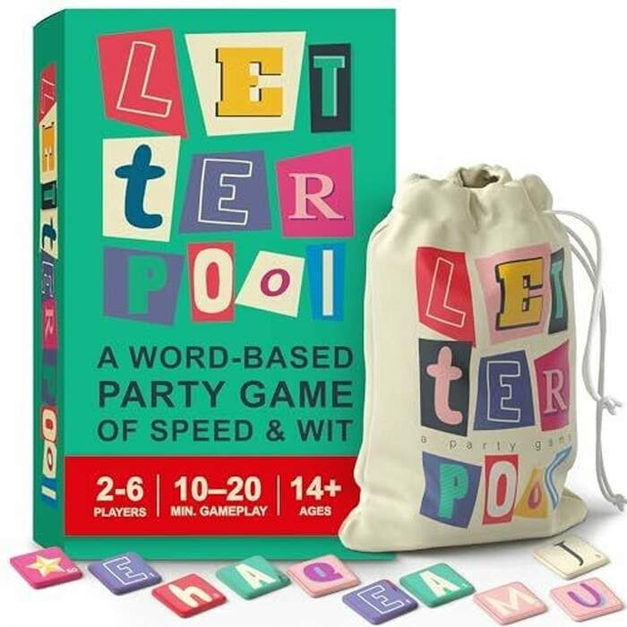 Letterpool: Fast Thinking Fun Party Word Game for Adults & Teens