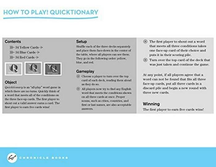 Quicktionary: A Game of Lightning-fast Wordplay