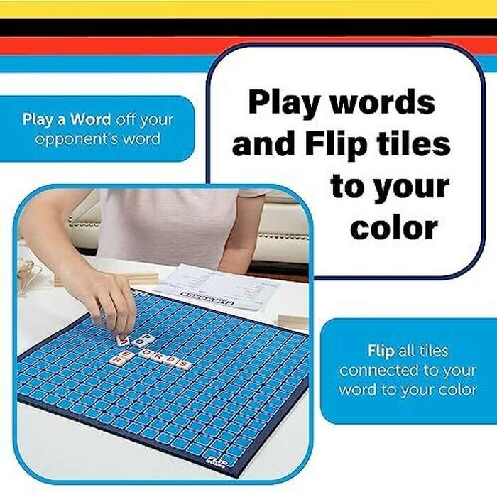 Flip Words - Fun Exciting New Twist on Classic Word Board Games