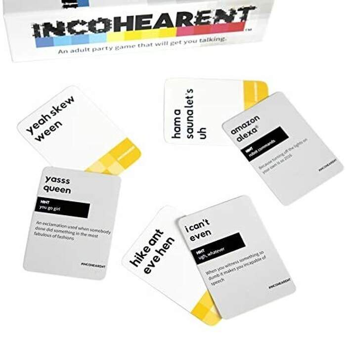 WHAT DO YOU MEME? Incohearent - The Party Game Where You Compete to Guess The Gibberish