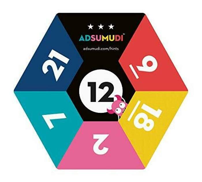 Adsumudi - the Monstrously Fun, Smart Game for Kids to Master Multiplication, Division, Addition and Subtraction