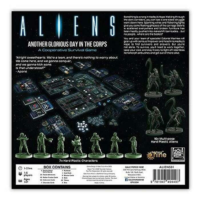 Aliens - Another Glorious Day in The Corps! Board Games