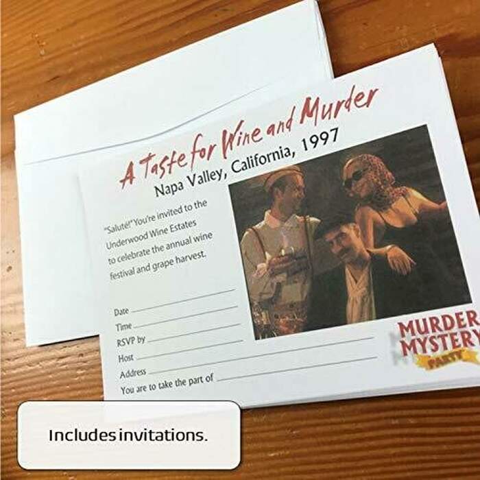 Murder Mystery Party Games - A Taste for Wine and Murder