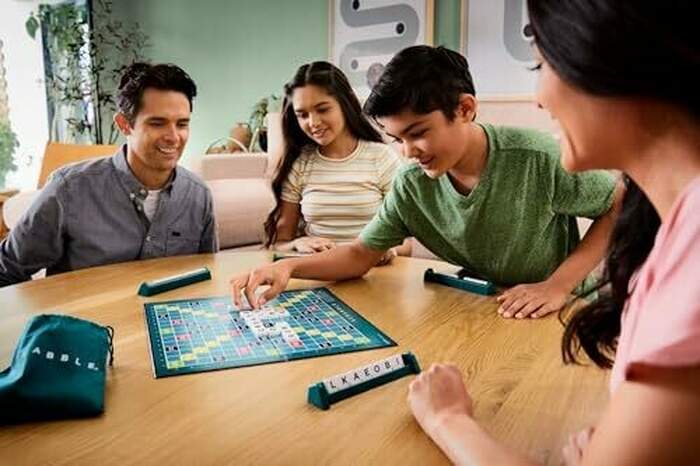 Scrabble Crossword Board Game, for 2 to 4 Players, Ages 10 Years & Older