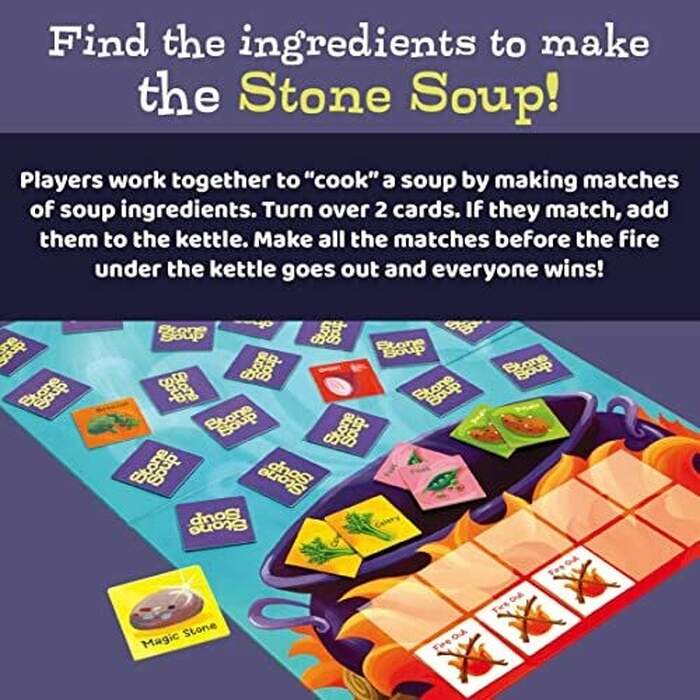 Stone Soup Cooperative Matching Board Game