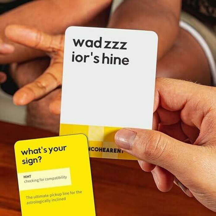 WHAT DO YOU MEME? Incohearent - The Party Game Where You Compete to Guess The Gibberish